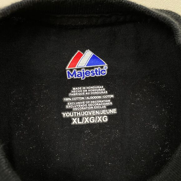 Baltimore Orioles Markakis T Shirt Youth Large Majestic Baseball MLB Black - Picture 5 of 7